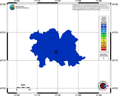 Mappa EMS - territori comuni