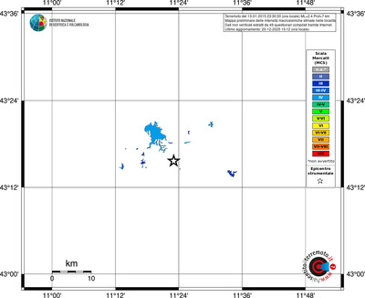 Mappa MCS - territori località