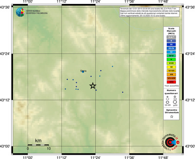 Mappa MCS - località