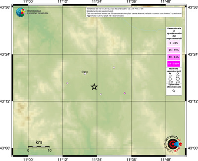 Mappa comuni con almeno 3 questionari