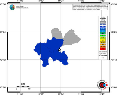 Mappa EMS - territori comuni