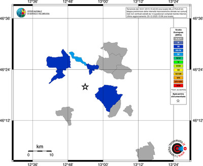 Mappa EMS - territori comuni