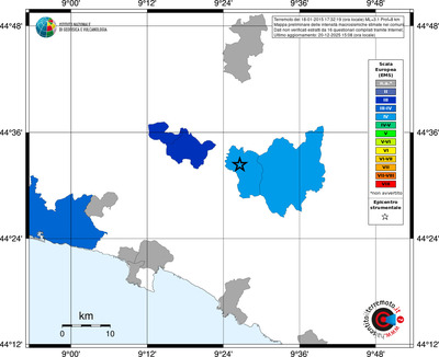 Mappa EMS - territori comuni