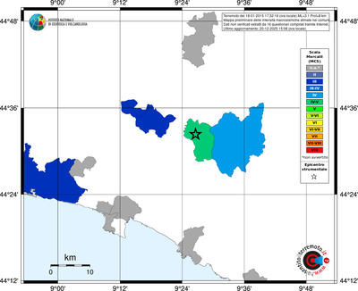 Mappa MCS - territori comuni