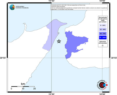 Mappa territorio comunale con almeno 3 questionari