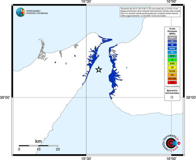 Mappa EMS - territori località