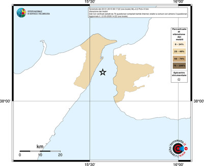 Mappa territorio comunale con almeno 3 questionari