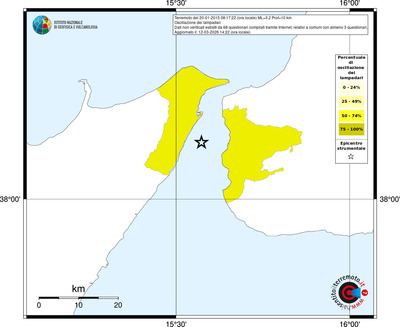 Mappa territorio comunale con almeno 3 questionari