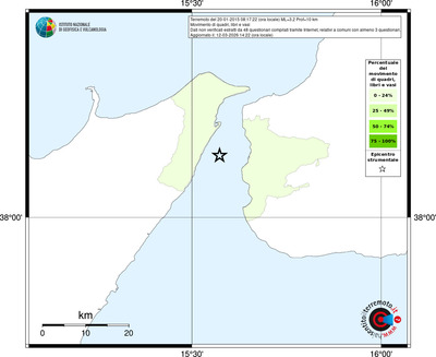 Mappa territorio comunale con almeno 3 questionari
