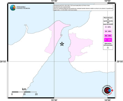 Mappa territorio comunale con almeno 3 questionari