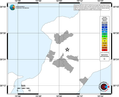 Mappa MCS - territori comuni