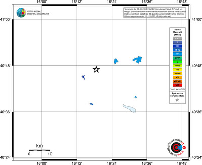 Mappa MCS - territori località