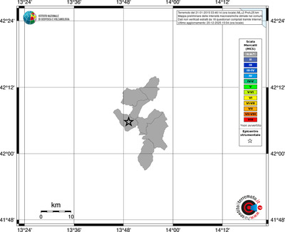 Mappa MCS - territori comuni