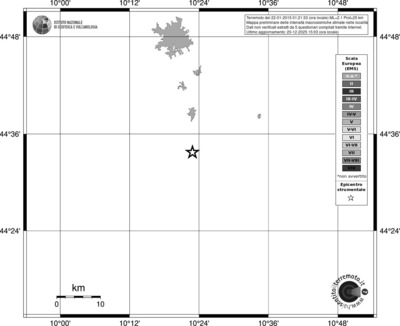 Mappa EMS - territori località