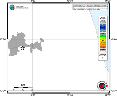 Mappa EMS - territori comuni