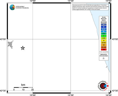 Mappa MCS - territori località