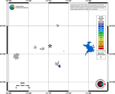 Mappa MCS - territori località