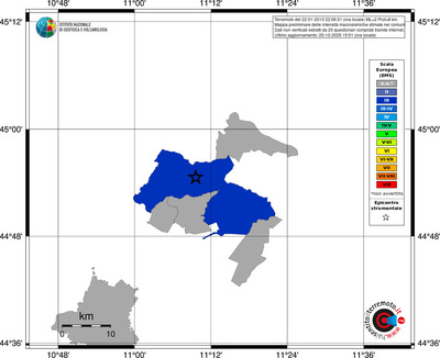Mappa EMS - territori comuni