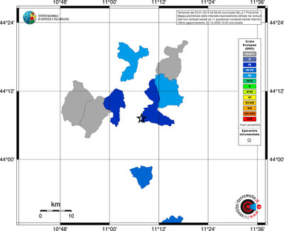 Mappa EMS - territori comuni