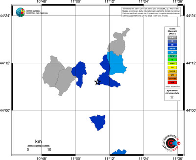 Mappa MCS - territori comuni