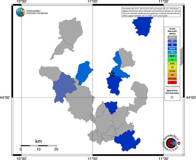 Mappa MCS - territori comuni