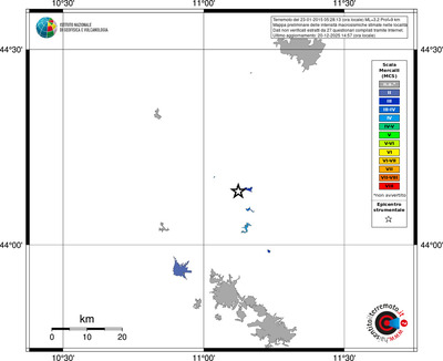 Mappa MCS - territori località