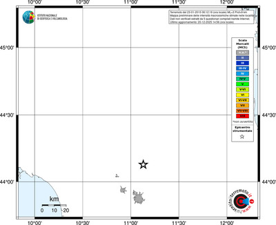 Mappa MCS - territori località