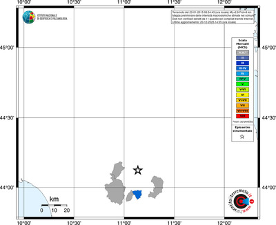 Mappa MCS - territori comuni