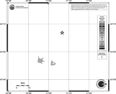 Mappa MCS - territori località