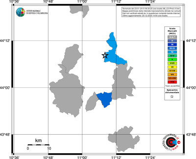 Mappa MCS - territori comuni