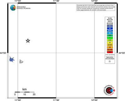 Mappa MCS - territori località