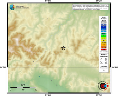 Mappa EMS - località