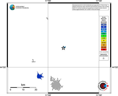 Mappa MCS - territori località