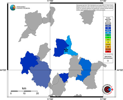 Mappa MCS - territori comuni