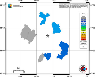 Mappa MCS - territori comuni