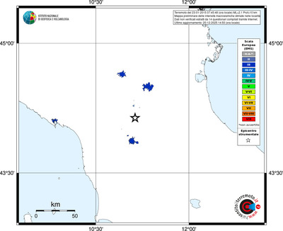 Mappa EMS - territori località