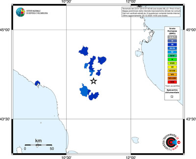 Mappa EMS - territori comuni