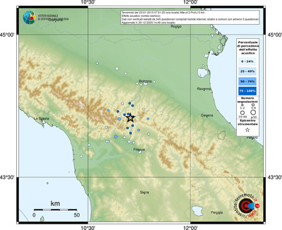 Mappa comuni con almeno 3 questionari