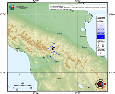 Mappa comuni con almeno 3 questionari