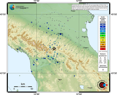 Mappa EMS - località