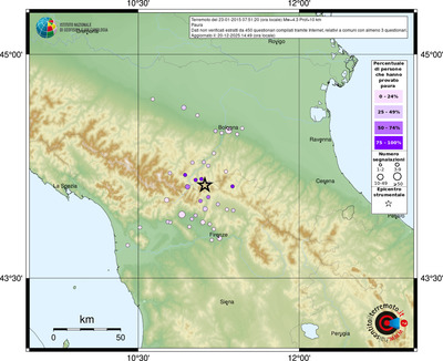 Mappa comuni con almeno 3 questionari