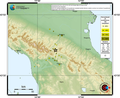 Mappa comuni con almeno 3 questionari