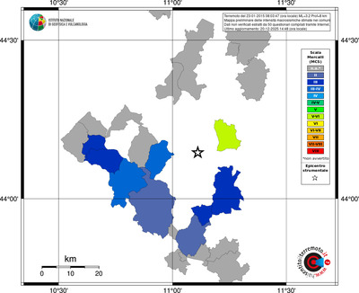 Mappa MCS - territori comuni