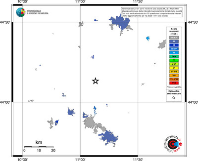 Mappa MCS - territori località