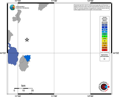 Mappa MCS - territori comuni