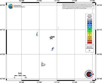 Mappa MCS - territori località