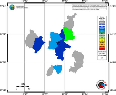 Mappa MCS - territori comuni
