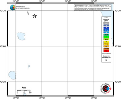 Mappa EMS - territori località