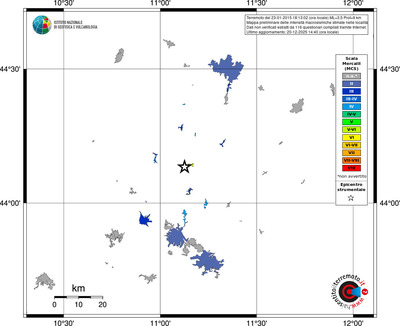 Mappa MCS - territori località