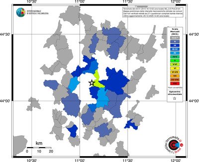 Mappa MCS - territori comuni